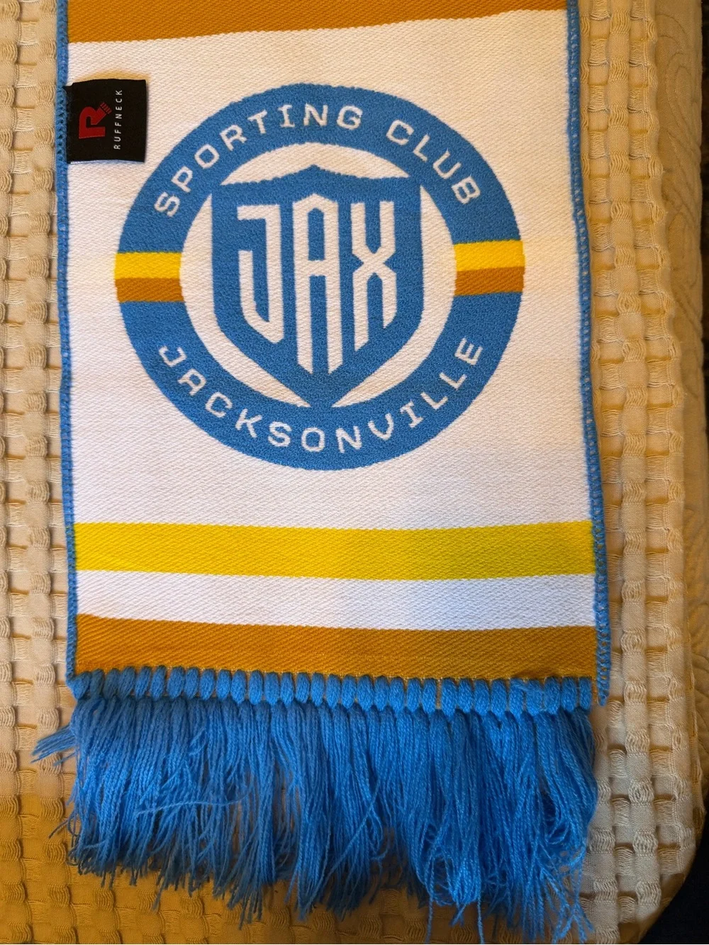 Sporting Club Jacksonville Blue & White Fan Scarf NWT